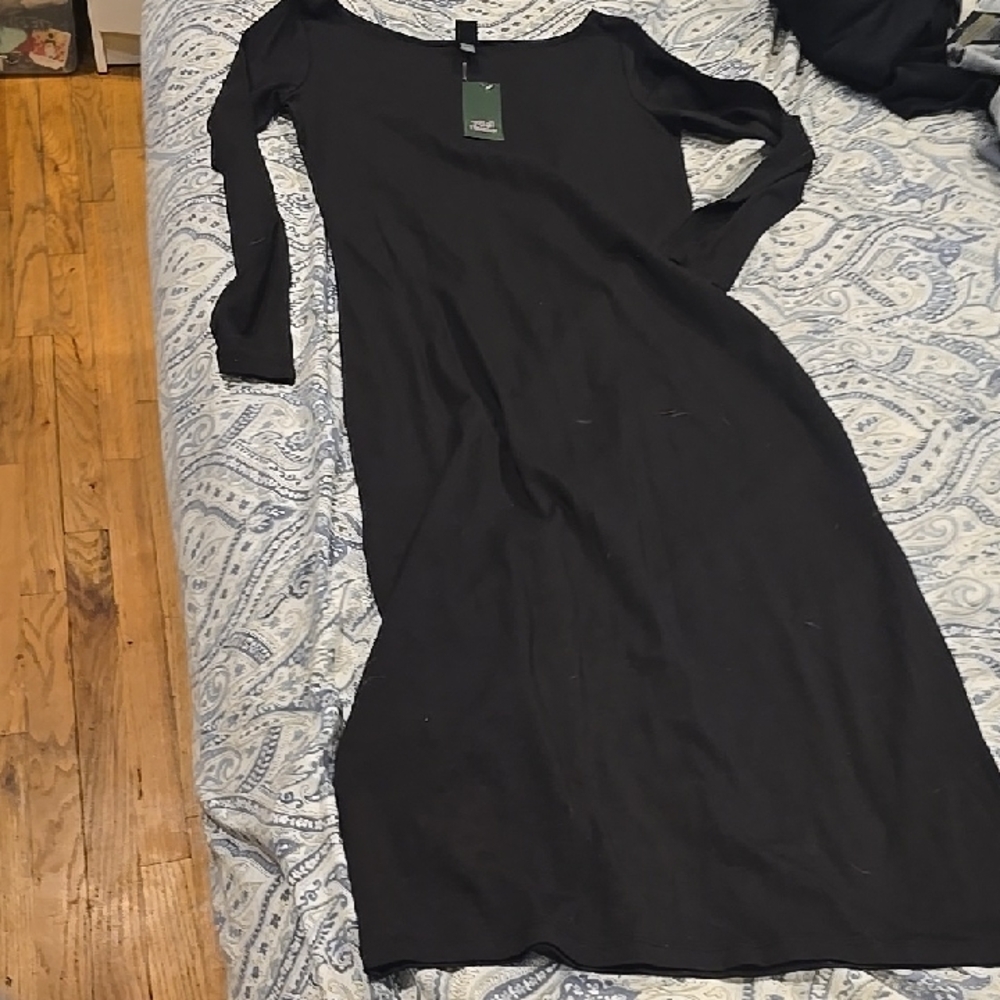 ❤️10/$40 New Elegant Black Long Sleeve Dress Fitted
